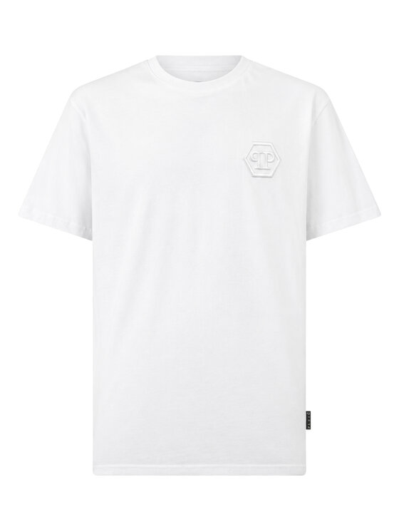 PHILIPP PLEIN PHILIPP PLEIN T-Shirt 31299 Biały Regular Fit