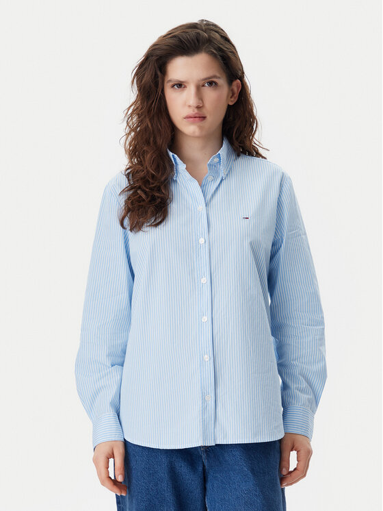 Tommy Jeans Tommy Jeans Košulja DW0DW20290 Svijetloplava Regular Fit