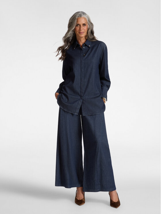Elena Mirò Elena Mirò Jeansy P537P000425N034 Niebieski Flare Fit