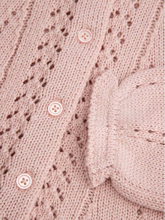 Coccodrillo Coccodrillo Strickjacke WC5172201DGK Rosa Regular Fit