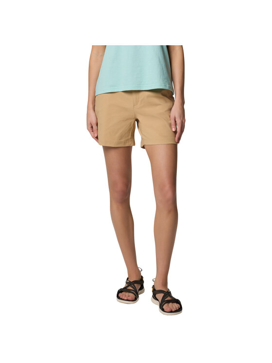 Columbia Columbia Szorty sportowe Leslie Falls Short II Beżowy Regular Fit