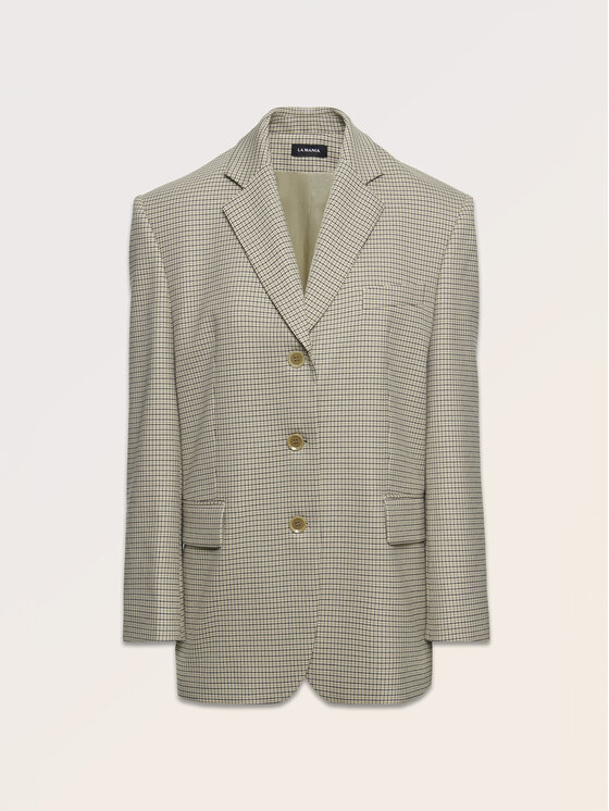 La Mania La Mania Giacca da abito BIGGIE Beige Classic Fit
