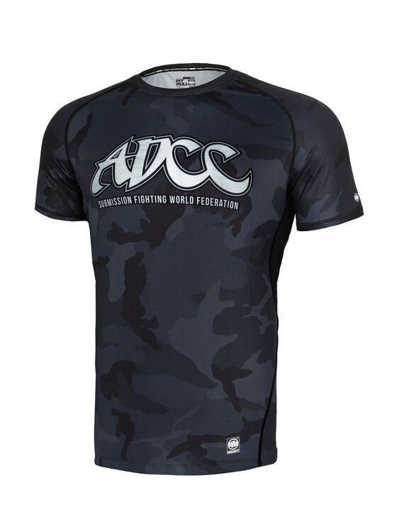 Koszulka techniczna, rozmiar L, Czarna, Rashguard ADCC Camo XXL
