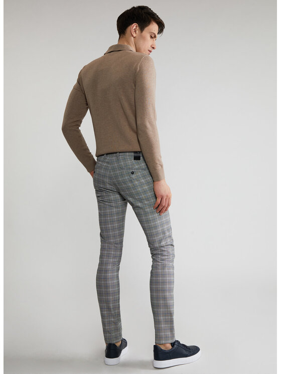 Pako Lorente Pako Lorente Spodnie materiałowe P22SF-WX-005 Szary Classic Fit