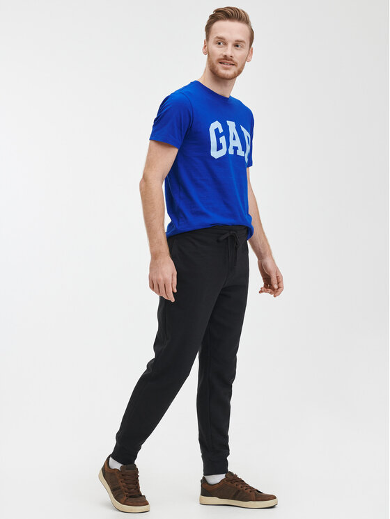 Gap Gap Sportinės kelnės 500382-09 Juoda Regular Fit