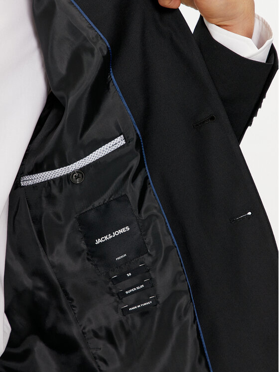 Jack & Jones Jack & Jones Costum Solaris 12148166 Negru Super Slim Fit