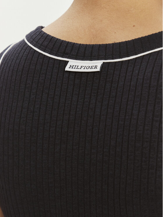 Tommy Hilfiger Tommy Hilfiger Marškinėliai UW0UW05232 Tamsiai mėlyna Slim Fit
