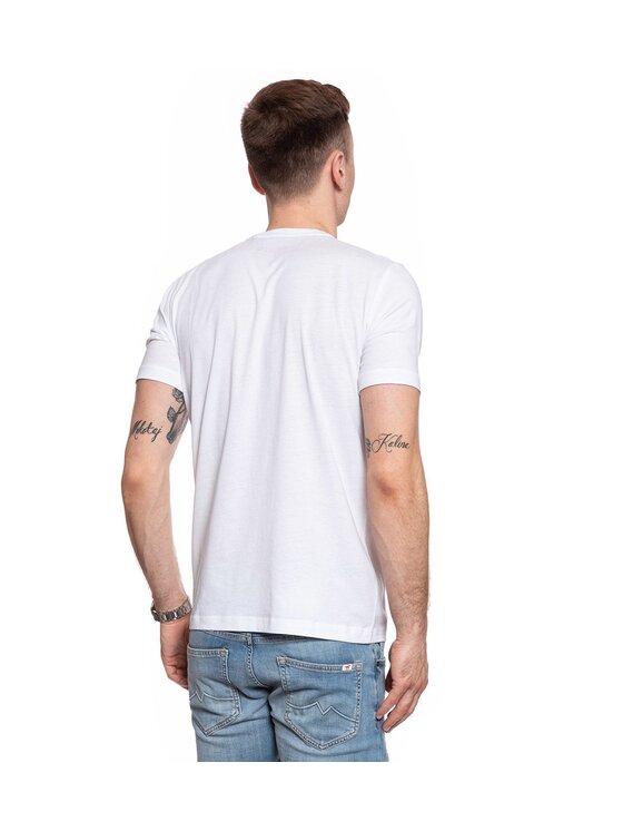 Mustang Mustang T-shirt ALEX C PRINT Bianco Regular Fit