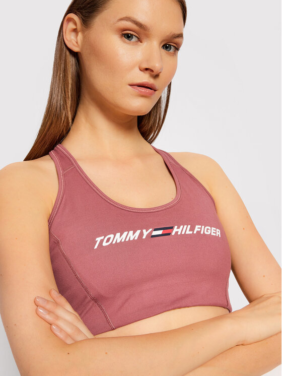 Tommy Hilfiger Tommy Hilfiger Biustonosz sportowy Intensity Graphic S10S100973 Różowy