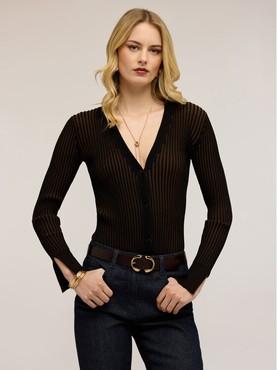 Motivi Motivi Maglione M186W003888N0Z2 Marrone Slim Fit