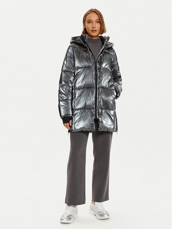 LOLA CASADEMUNT LOLA CASADEMUNT Μπουφάν χειμωνιάτικο LF2401024 Γκρι Regular Fit