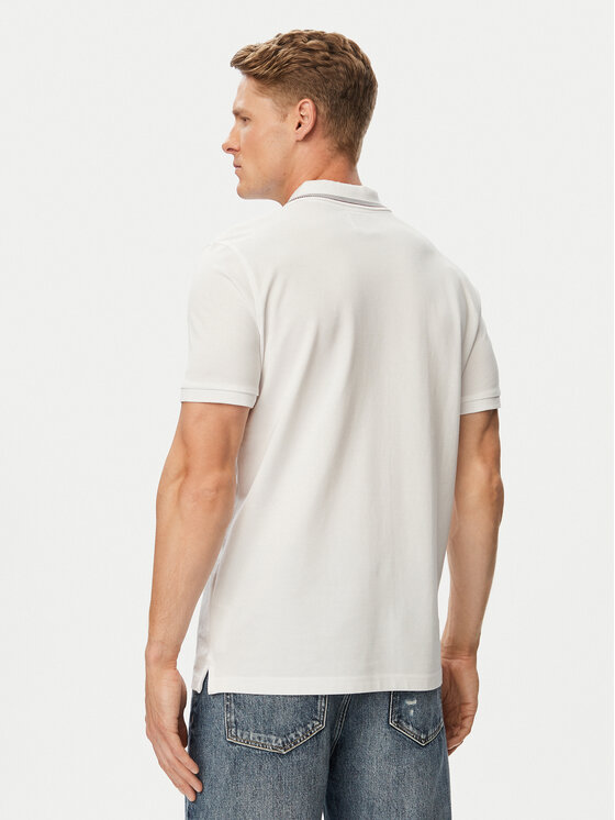 Beverly Hills Polo Club Beverly Hills Polo Club Polokošeľa P-SS26M-P450111 Biela Regular Fit