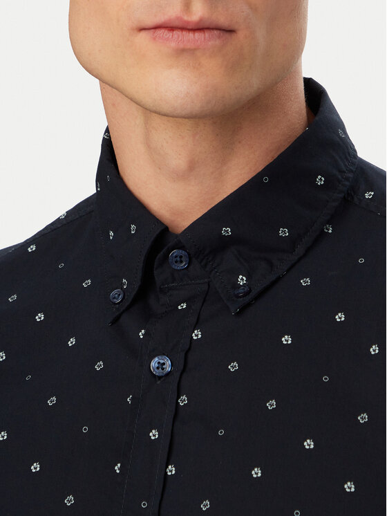 BOSS BOSS Krekls Rickert 50559627 Tumši zils Regular Fit