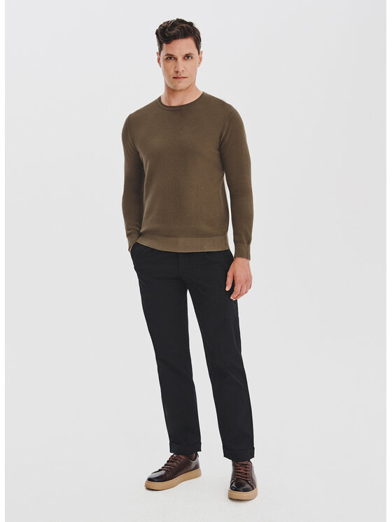 Pako Lorente Pako Lorente Sweter P25WF-2X-001 Brązowy Classic Fit