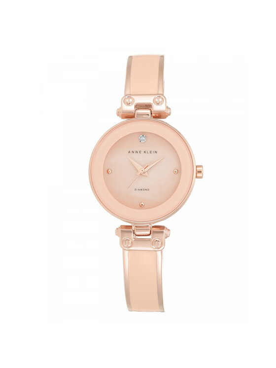 Anne Klein Anne Klein Zegarek AK-1980BMRG Różowe złoto