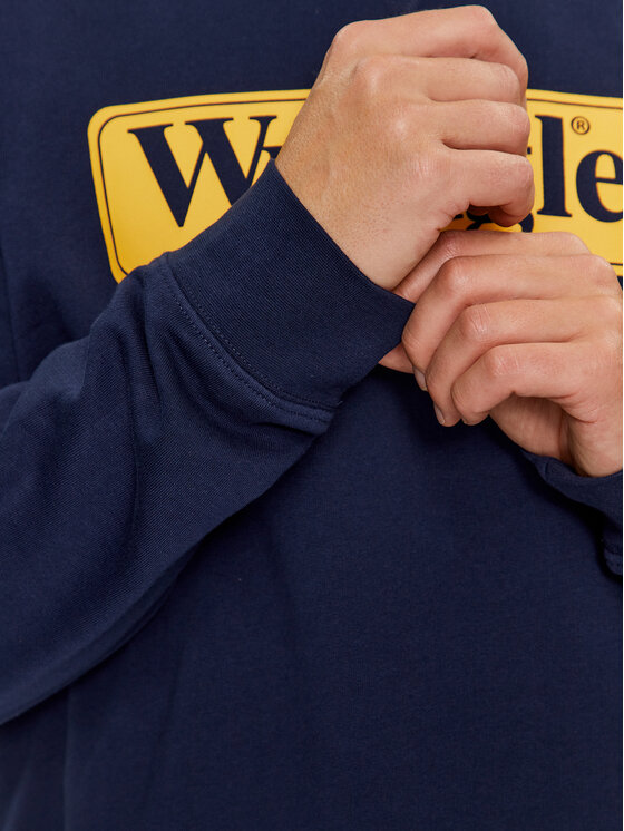 Wrangler Wrangler Felpa Seasonal 112341196 Blu scuro Regular Fit