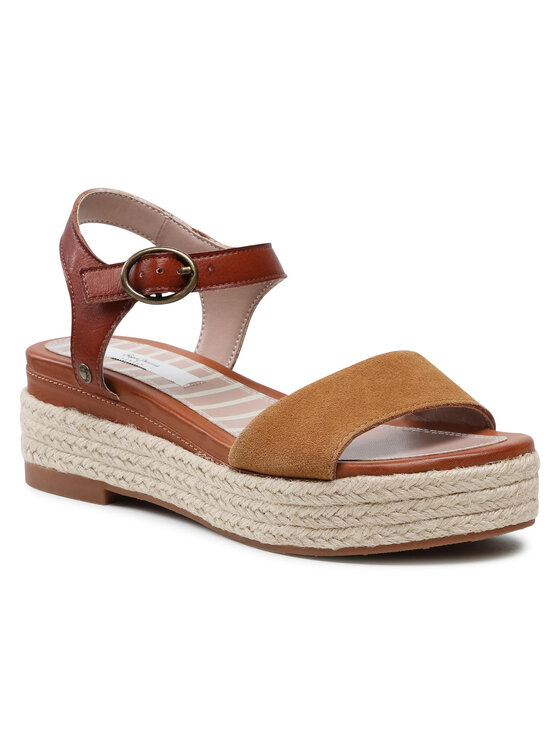 Pepe Jeans Pepe Jeans Espadrilles Century Suede PLS90235 Barna