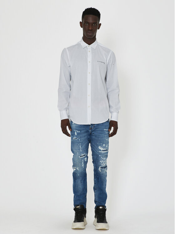 Richmond X Richmond X Koszula Liddo UMP24230CA Biały Slim Fit