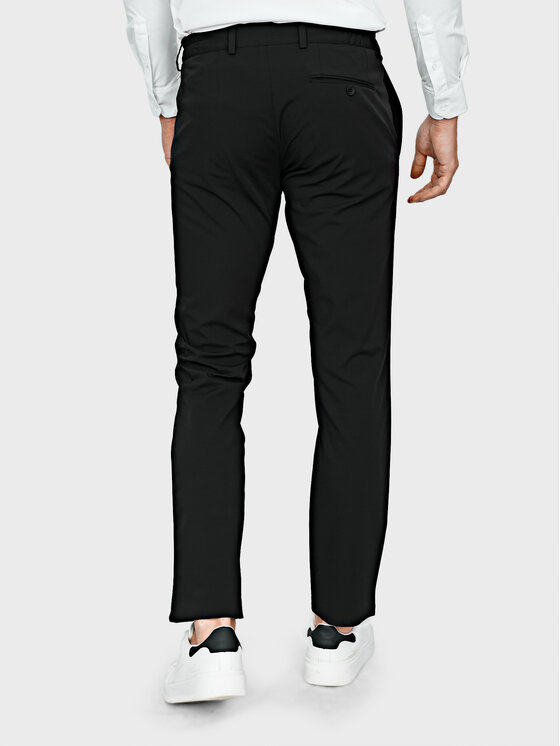Evenemen Evenemen Spodnie garniturowe Nylo Czarny Slim Fit