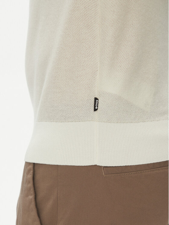 BOSS BOSS Polo H-Jianluca 50537654 Biały Regular Fit