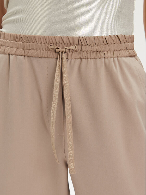 Marella Marella Auduma bikses Toast 2413131065 Bēšs Regular Fit