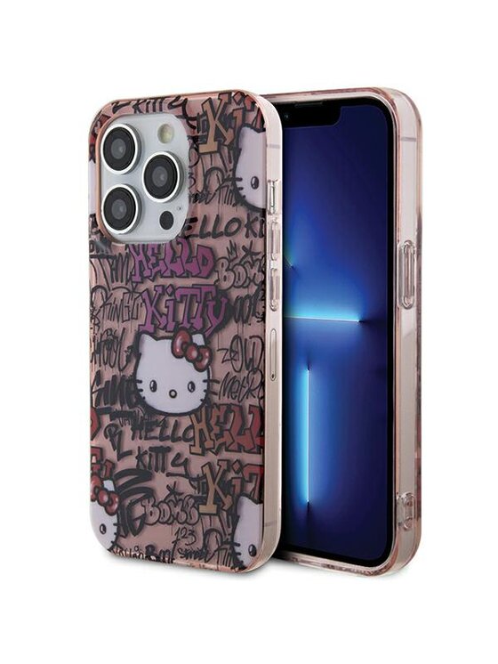 Hello Kitty Hello Kitty Etui na telefon iPhone 14 Pro Max Różowy