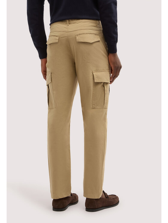 Trussardi Trussardi Spodnie materiałowe P723M000138N012 Kremowy Regular Fit
