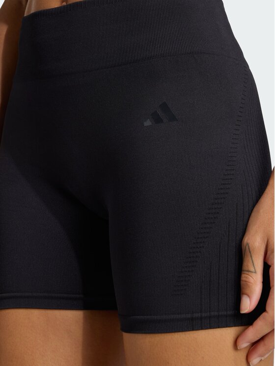 adidas adidas Szorty sportowe Workout Essentials 4 inch Czarny Fitted Fit
