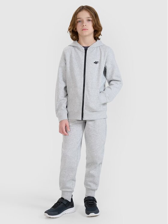 4F 4F Felpa 4FJWSS25TSWSM1714-27M Grigio Regular Fit