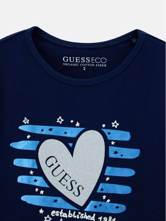 Guess Kids Guess Kids Tank top 180683 Niebieski Classic Fit