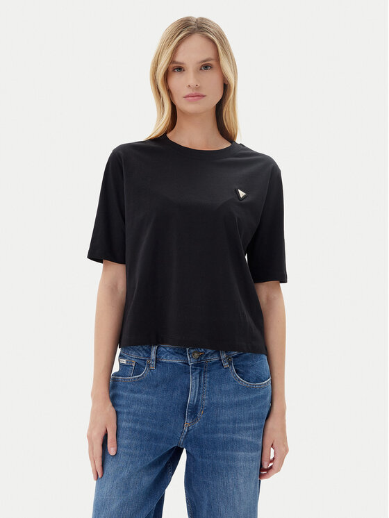 Guess Guess T-Shirt V4BI21 I3Z14 Czarny Relaxed Fit