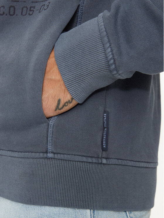 Aeronautica Militare Aeronautica Militare Μπλούζα 242FE1926F560 Μπλε Regular Fit