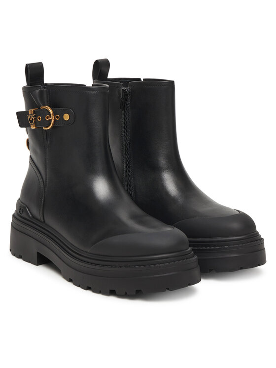 PINKO PINKO Īsie zābaki Mia 21 SD0409 P001 Melns