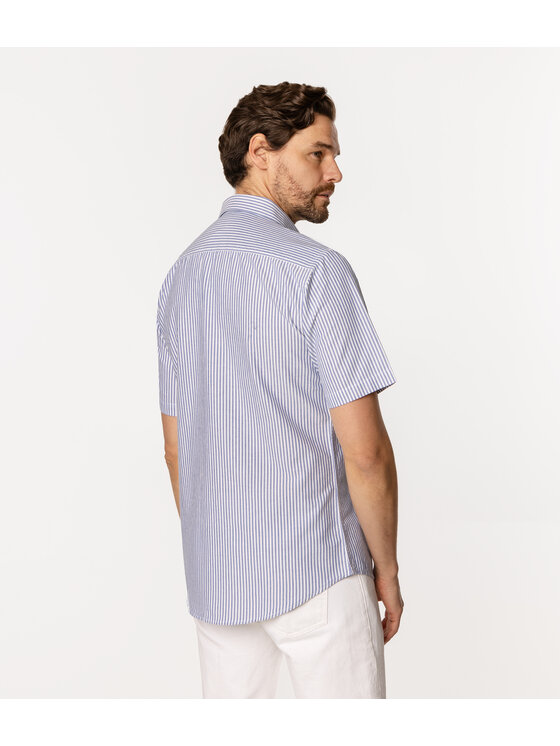 Lee Cooper Lee Cooper Koszula WINDSOR2 PL37 Niebieski Slim Fit