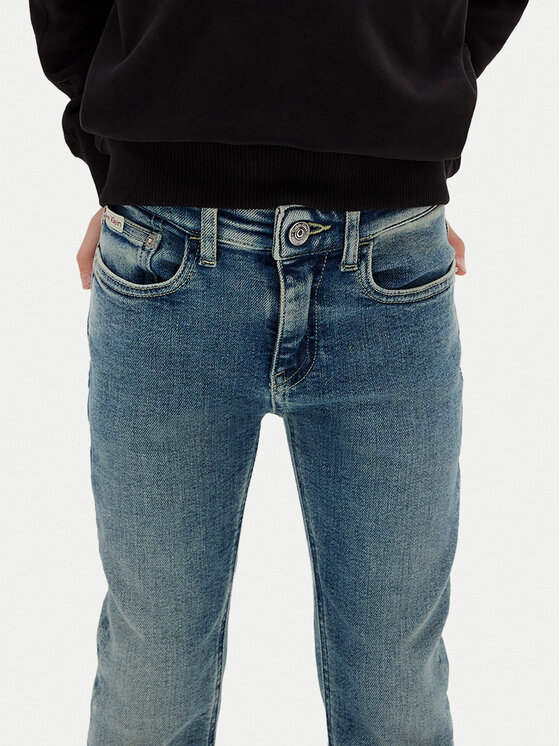 Calvin Klein Jeans Calvin Klein Jeans Džinsai IB0IB02189 D Mėlyna Slim Fit