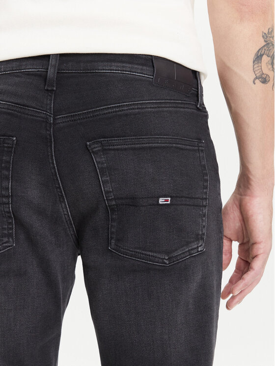 Tommy Jeans Tommy Jeans Traperice Scanton DM0DM21888 Crna Slim Fit