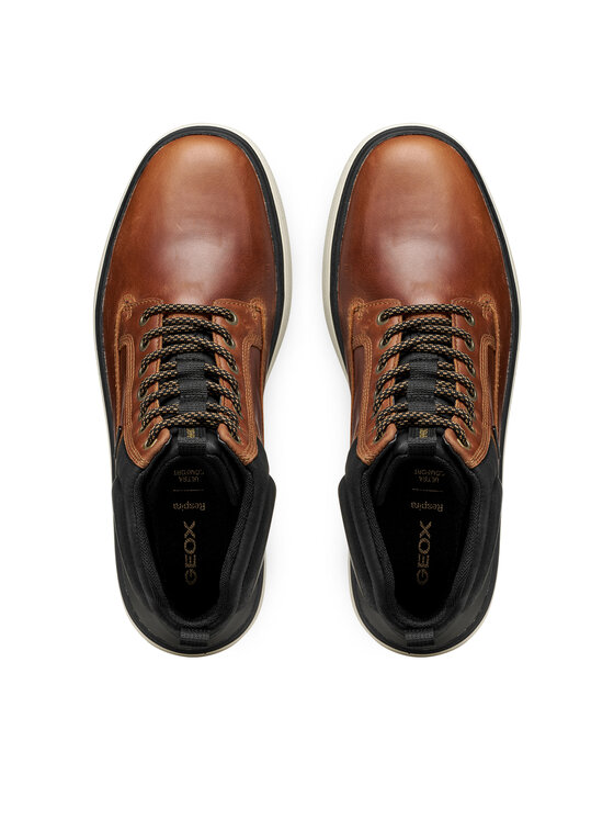 Geox Geox Schnürschuhe U Spherica Ecub-1.1 U56LUB 0FFCQ C0275 Braun