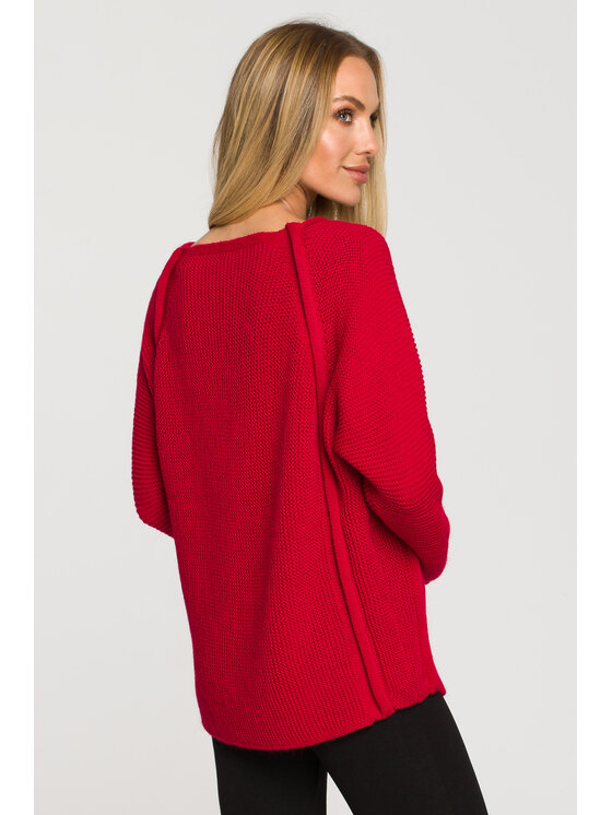 Made of Emotion Made of Emotion Sweter M712 Czerwony