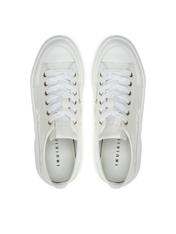 Inuikii Inuikii Sneakersy Canvas Lex Low 50102-991 Biały