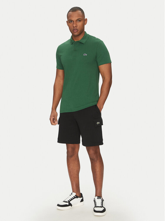 Lacoste Lacoste Polo DH5522 Zelena Regular Fit