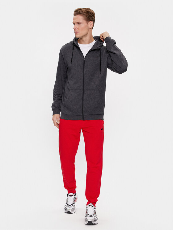 4F 4F Суитшърт 4FAW23TSWSM695 Сив Regular Fit