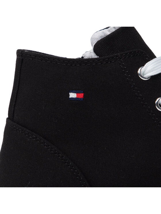 Tommy Hilfiger Tommy Hilfiger Sneakers Higt Top Lace-Up Sneaker T3X4-32209-0890 S Μαύρο