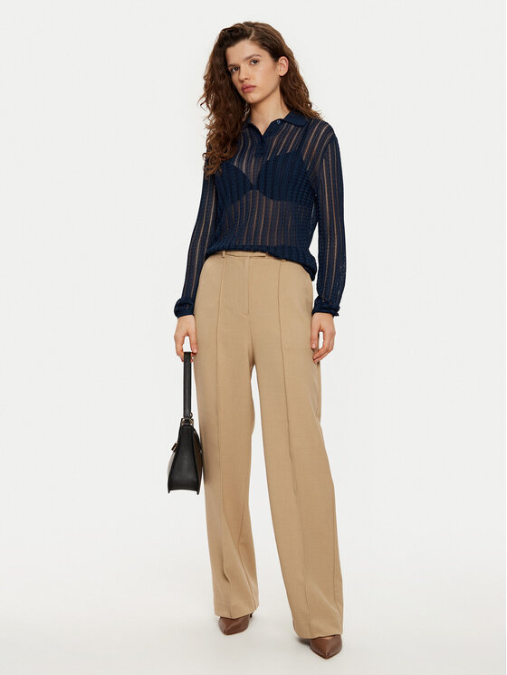 Tommy Hilfiger Tommy Hilfiger Džemper WW0WW44454 Tamnoplava Slim Fit