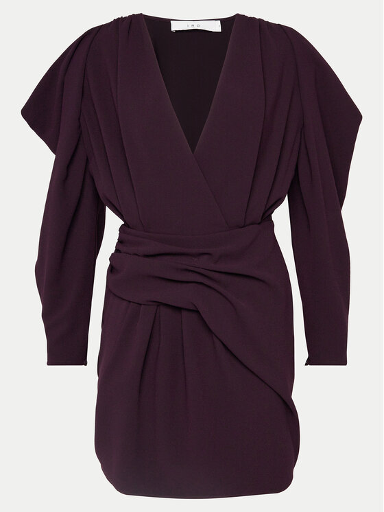 IRO IRO Коктейльна сукня Sofi AR132 Бордовий Regular Fit