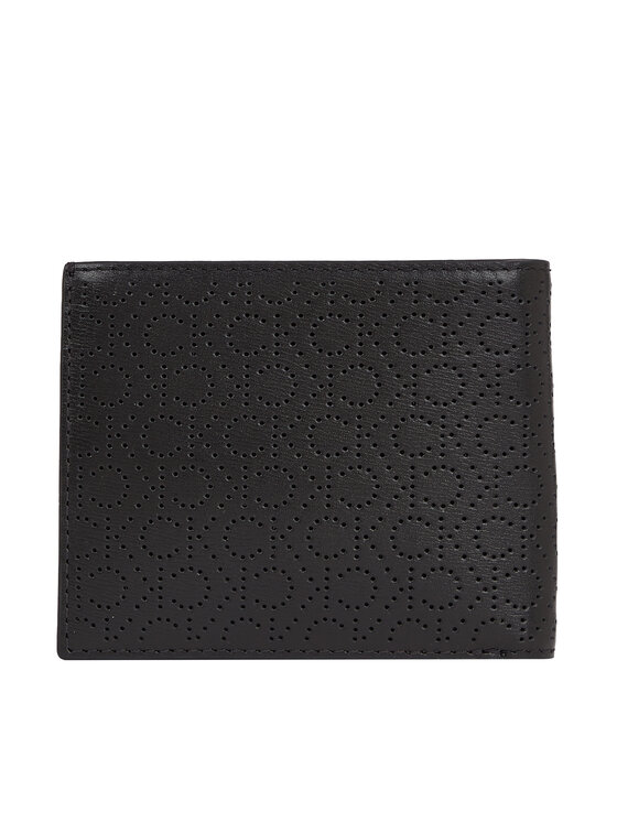 Calvin Klein Calvin Klein Μεγάλο Πορτοφόλι Ανδρικό Modern Bar Bifold 5Cc W/Coin K50K511835 Μαύρο