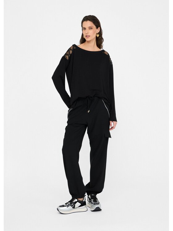 Liu Jo Liu Jo T-shirt TF5186JS360A3370 Nero Regular Fit