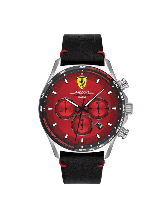 Scuderia Ferrari Scuderia Ferrari Laikrodis Pilota Evo 0830713 Juoda