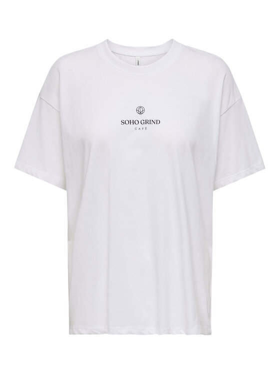 ONLY ONLY T-Shirt Vivvi 15346761 Bílá Regular Fit
