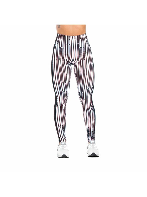 Legginsy LaBellaMafia, Rozmiar M, Białe, LABELLAMAFIA LEGGING DISTURBIA BLACK