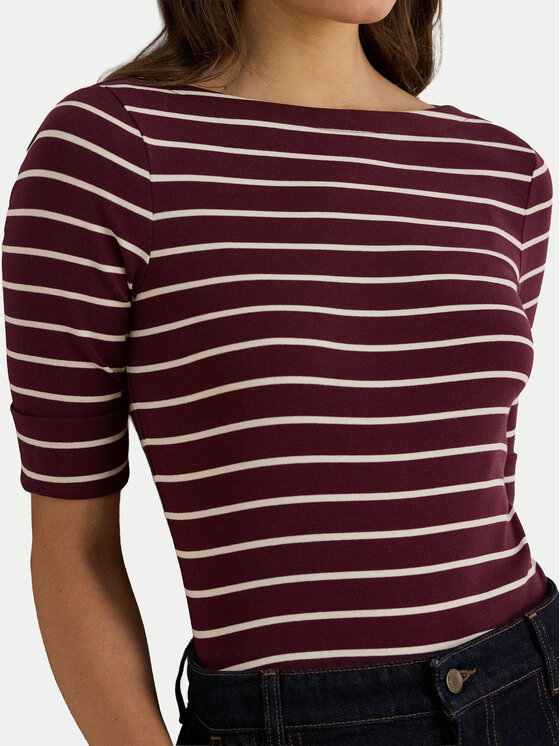 LAUREN RALPH LAUREN LAUREN RALPH LAUREN Blúz 200P03723001 Barna Slim Fit